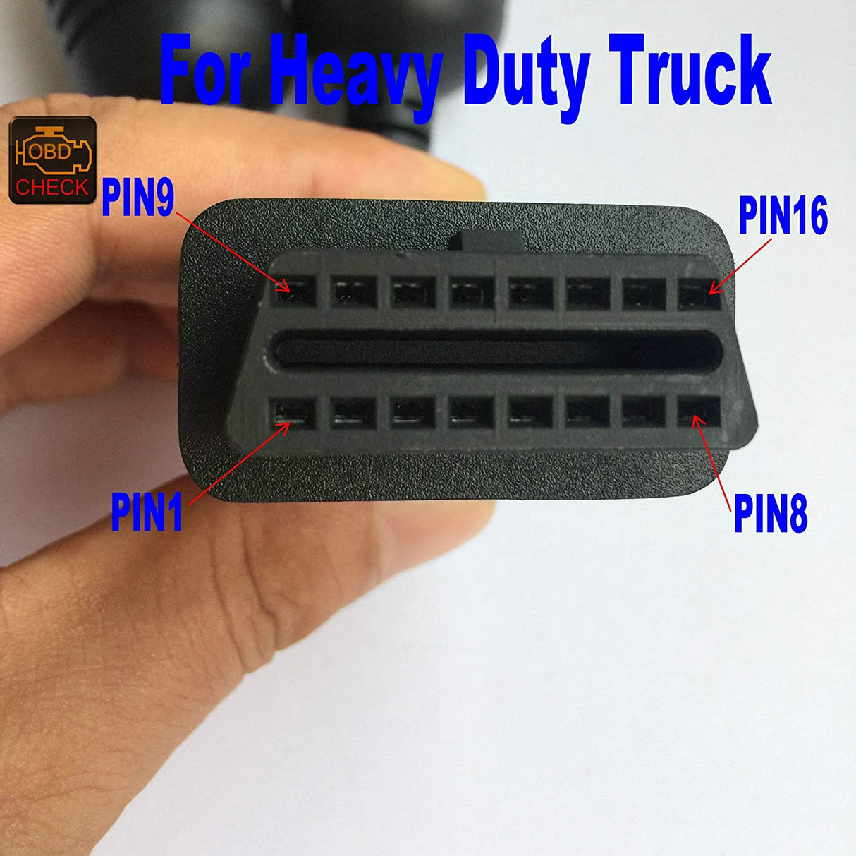 Heavy Duty Truck OBD2 6+9 pin to 16 pin adapter cable