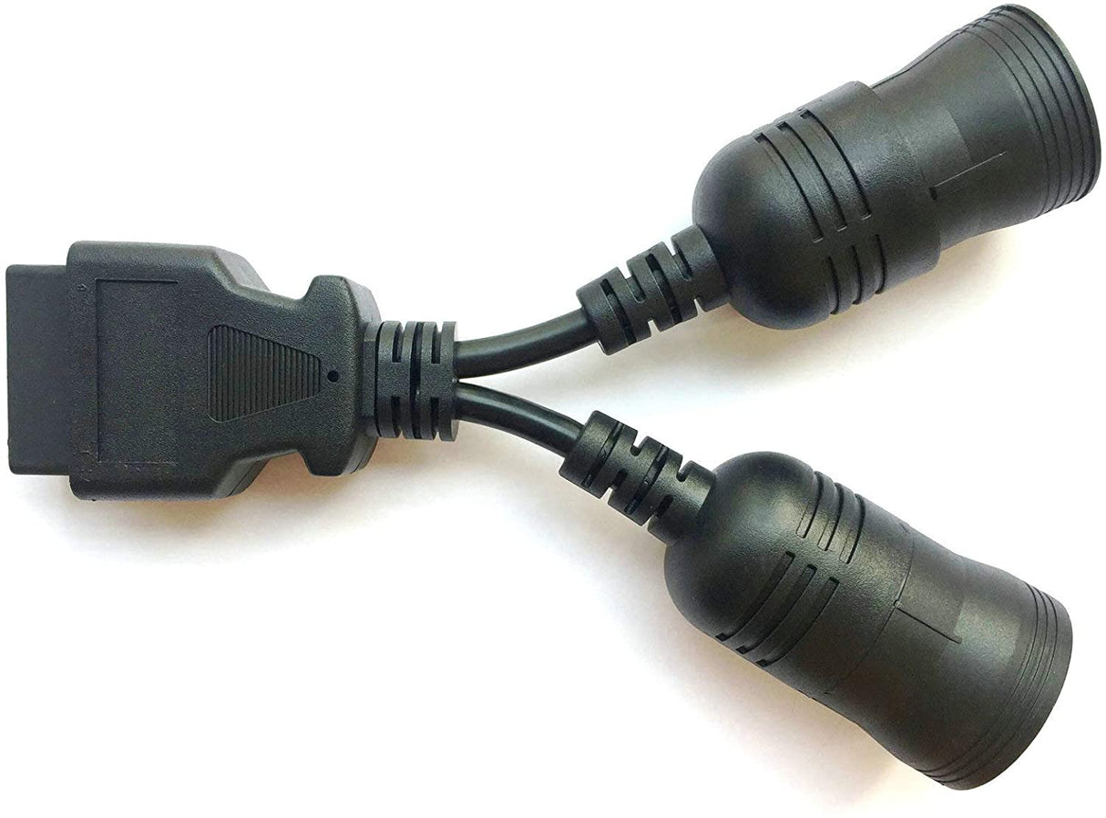 Heavy Duty Truck OBD2 6+9 pin to 16 pin adapter cable