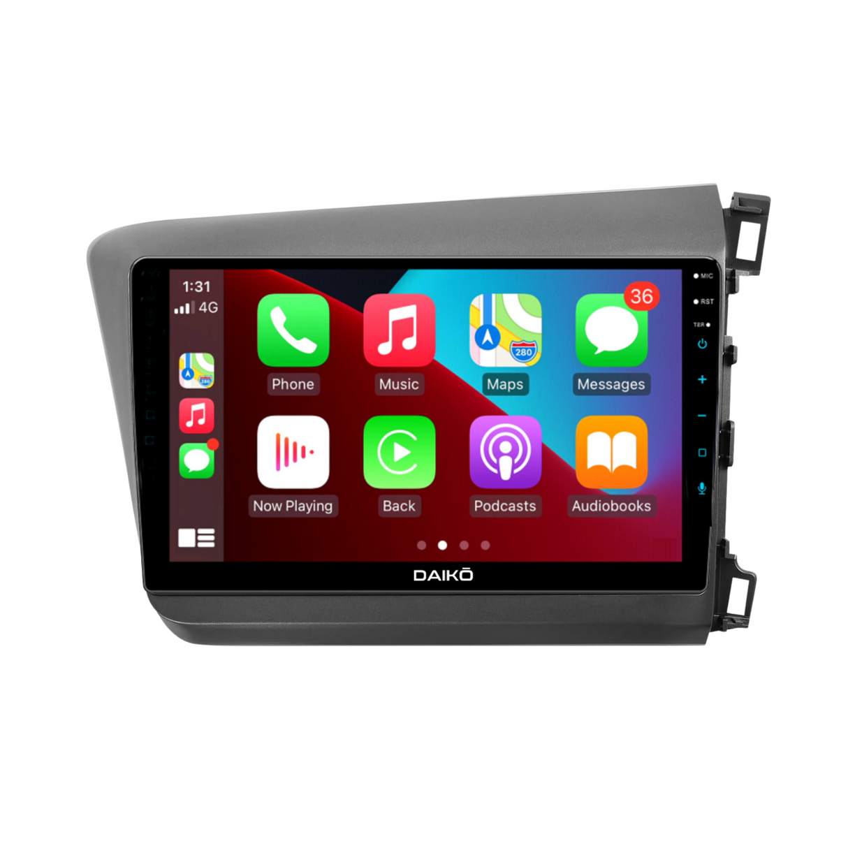 Daiko Car Stereo Carplay Android Auto For Honda Civic 2011-2013