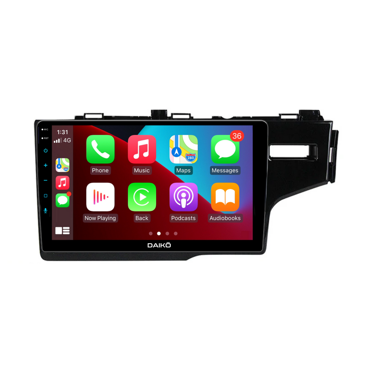 Daiko Car Stereo Carplay Android Auto For Honda Fit Jazz 2013-2018 10 Inch