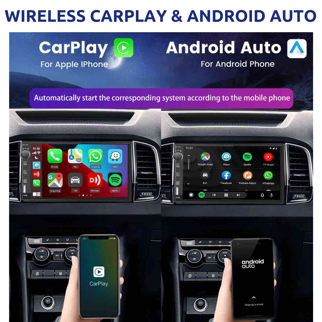 Daiko Multimedia Unit Wireless Carplay Android Auto For Honda Odyssey 2004-2009