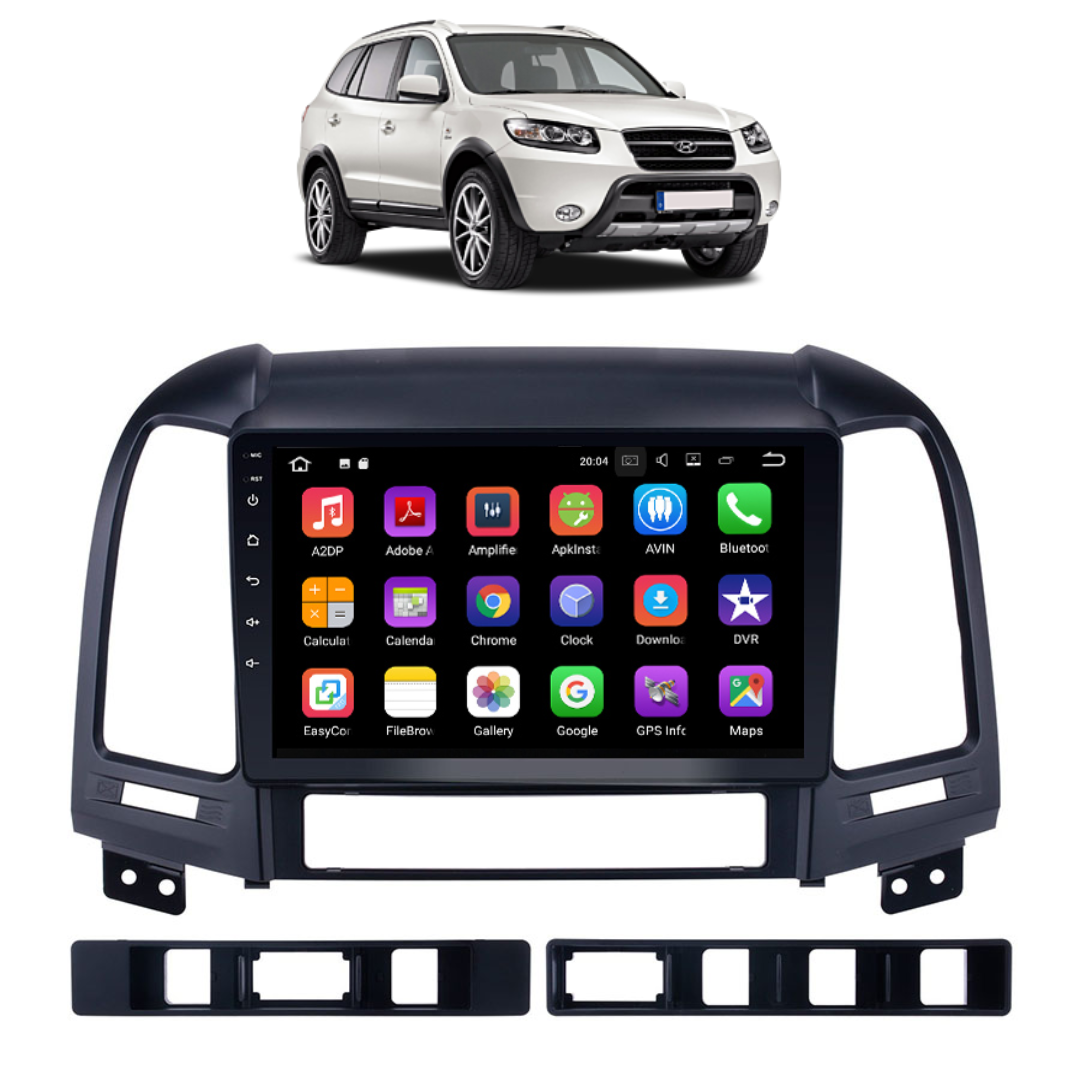 Daiko Car Stereo Wireless Carplay Android Auto For Hyundai Santa Fe 2006-2012