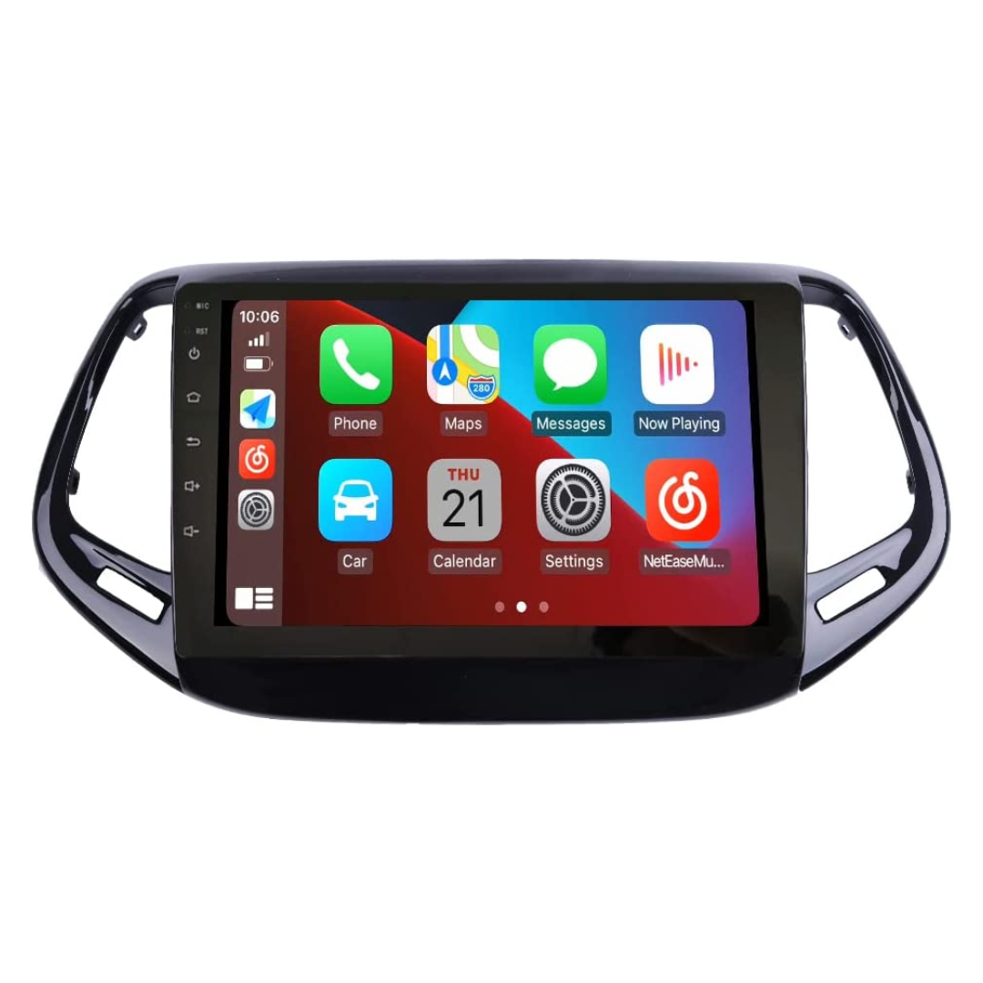 Daiko Multimedia Unit Wireless Carplay Android Auto For Jeep Compass 2017-2019