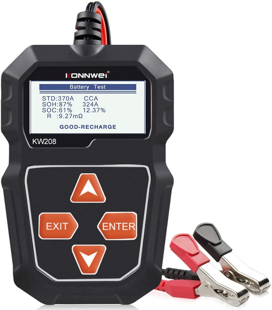 Car Battery Tester 12V Konnwei 100-2000CCA Auto Battery Tester Analyzer