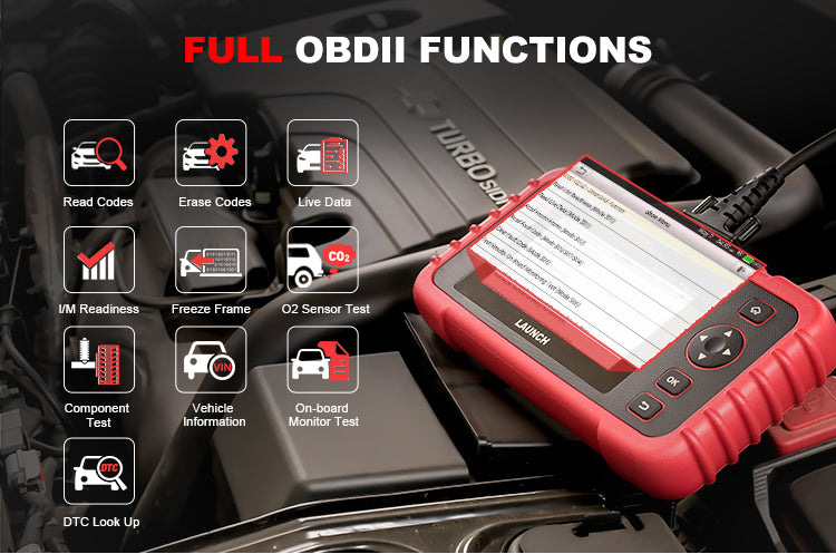 LAUNCH CRP123X V3.0 2026 Version OBD2 Car Scanner 7 Service Functions