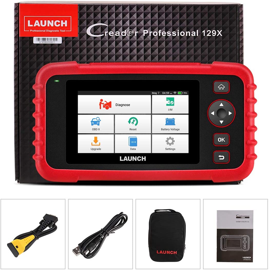 Car Scan Tool Launch CRP129X V3.0 2026 OBDII Engine Transmission ABS SRS Oil/EPB/SAS/