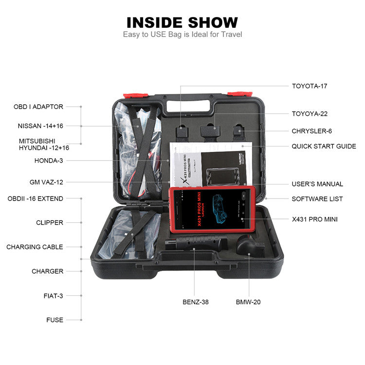 Professional Car Scan Tool Launch Pros Mini V3.0 2021 Model All Systems Scan