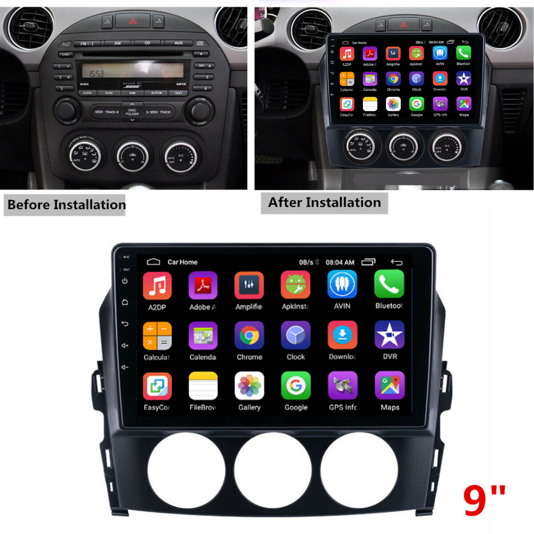 Daiko Multimedia Unit Wireless Carplay Android Auto For Mazda MX-5 NC 2005-2015