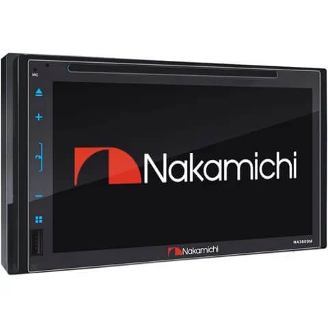 Nakamichi Double DIN CD/DVD Multimedia Receiver Built-in Phone MirrorLink