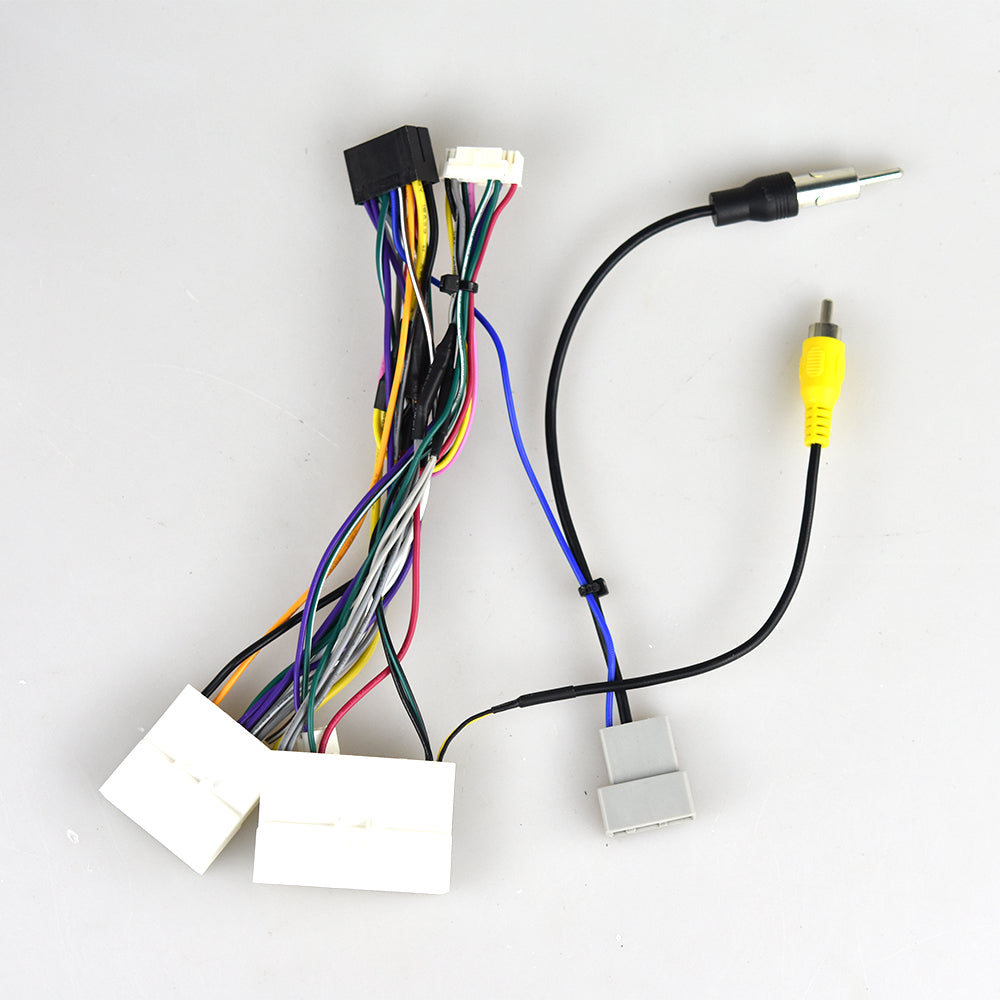 Nissan Android Stereo Wiring Harness 16 pin to Nissan Connectors XB-06