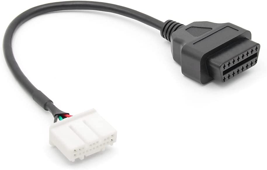 Tesla Model S & X 2015+ 20 pin to 16 pin OBD2 Adapter Diagnostic Connector Cable