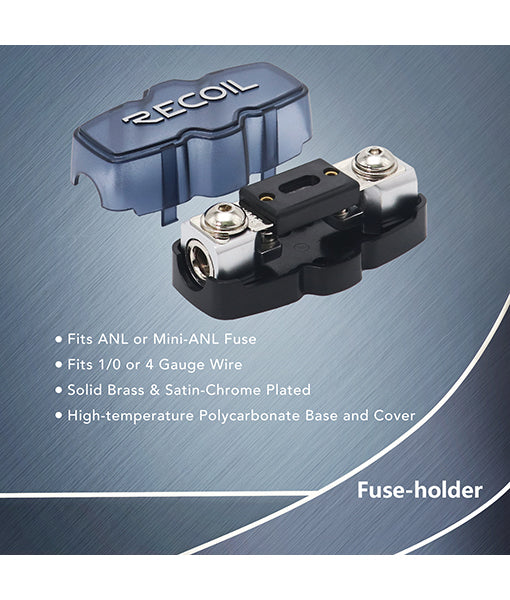 Recoil PCK0 1/0 AWG 2-CH Amplifier Installation Kits Oxygen free copper strands