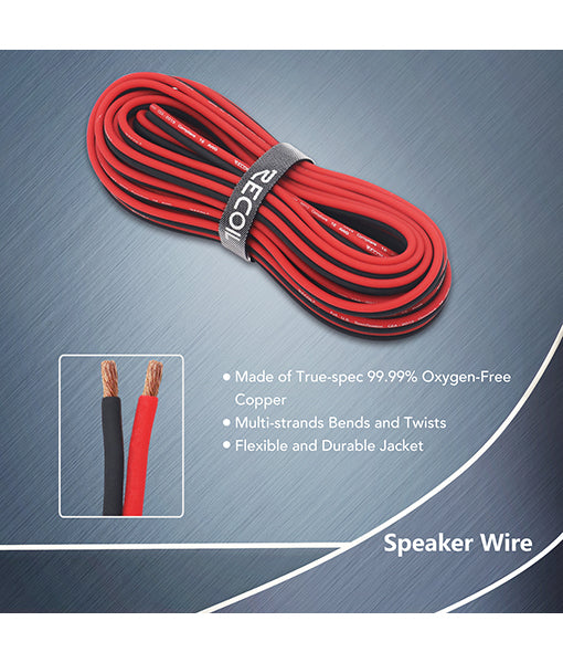 Recoil PCK0 1/0 AWG 2-CH Amplifier Installation Kits Oxygen free copper strands