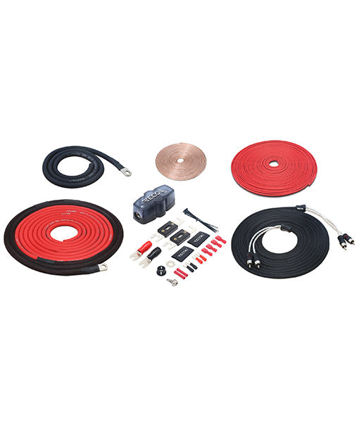 Recoil PCK0 1/0 AWG 2-CH Amplifier Installation Kits Oxygen free copper strands