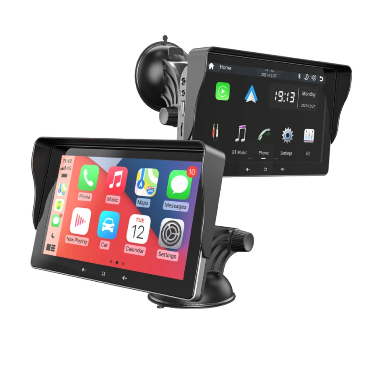 Portable Carplay Android Auto On-Dash Unit Full Touch Maps