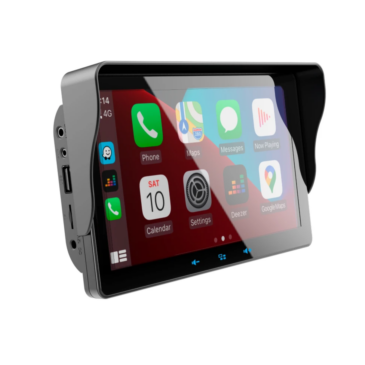 Portable Carplay Android Auto On-Dash Unit Full Touch Maps