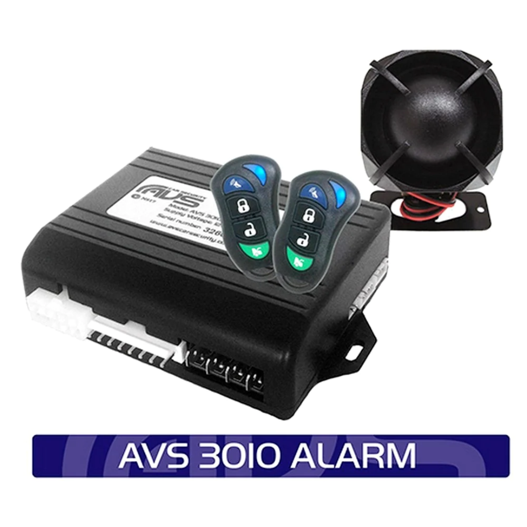 Car Alarm AVS 3010 ALARM WITH IMMOBILISER & SIREN