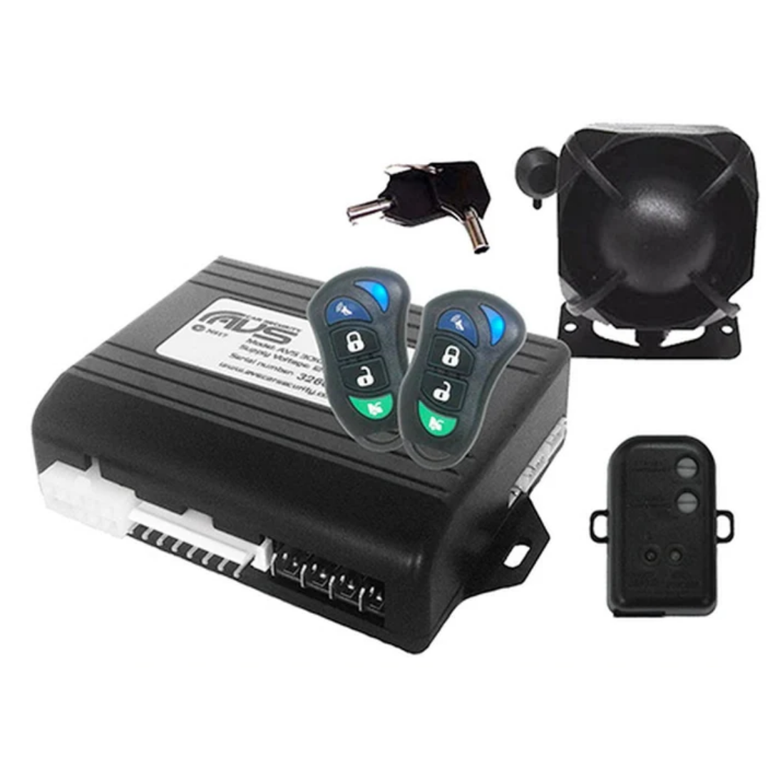 AVS 3010+ ALARM IMMOBILISER + BATTERY SIREN & SHOCK SENSOR
