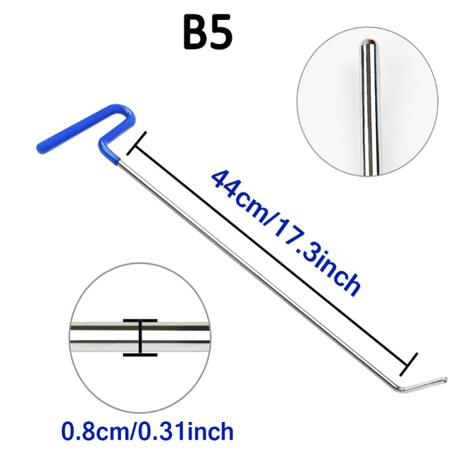 10pcs Paintless Dent Repair Tools Rods Hooks