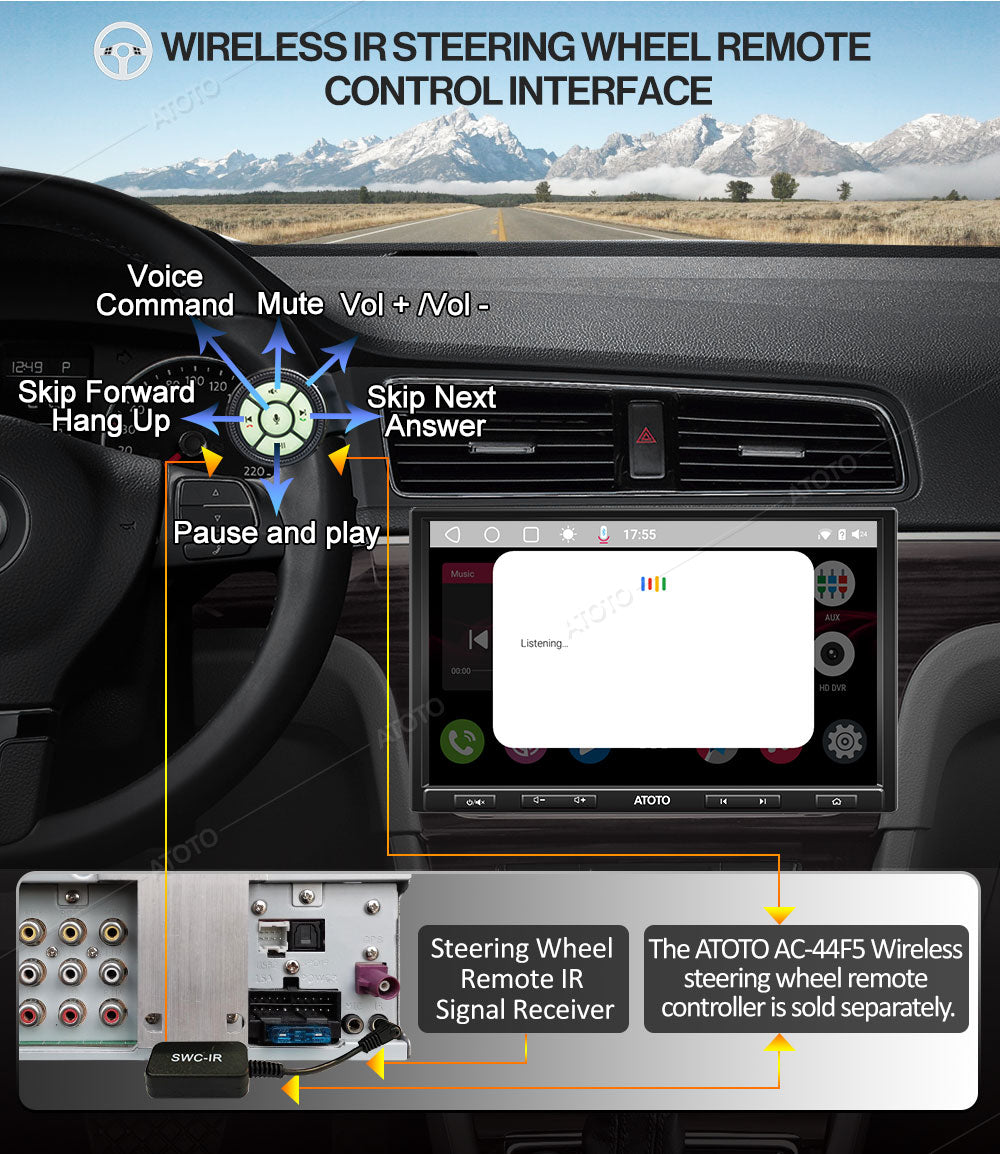 ATOTO Car Stereo S8 Premium 10inch Carplay & Android Auto 3G+32G