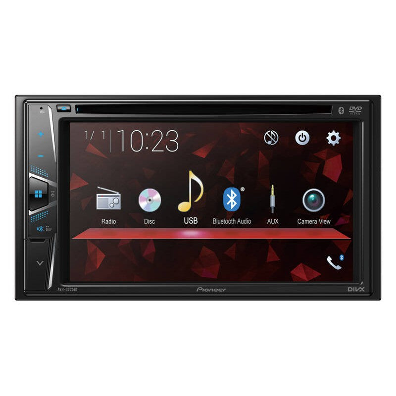 Pioneer AVH-G225BT 6.2 " CD DVD Bluetooth USB AUX 7-Band EQ Car Stereo