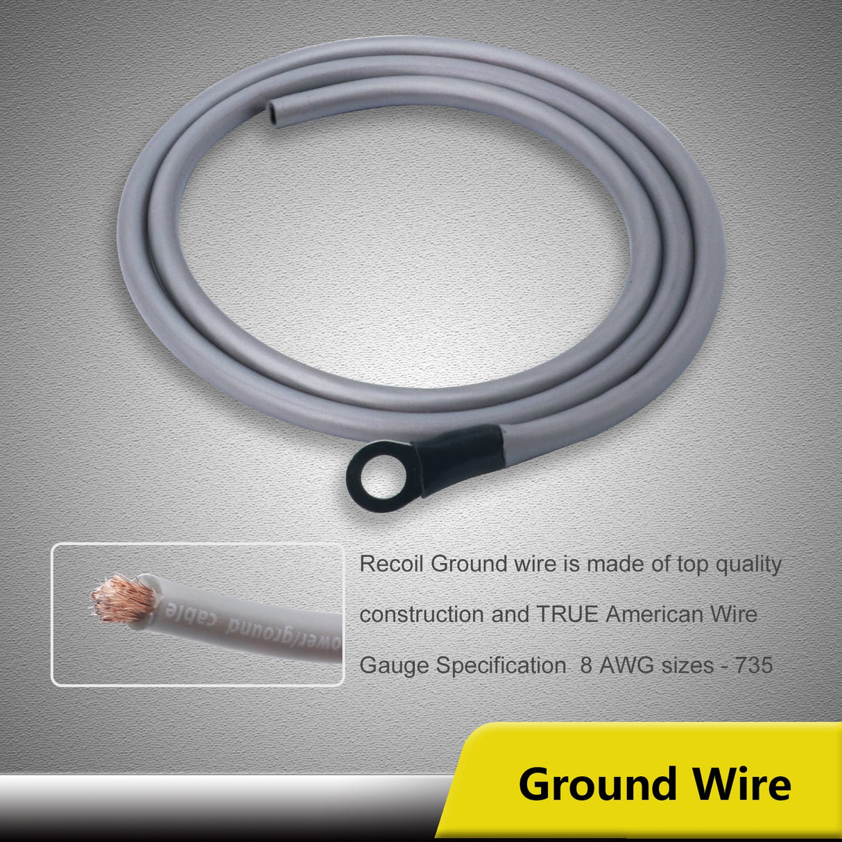 Recoil RIK8-B 2-Channel CCA Amplifier Wiring Kit