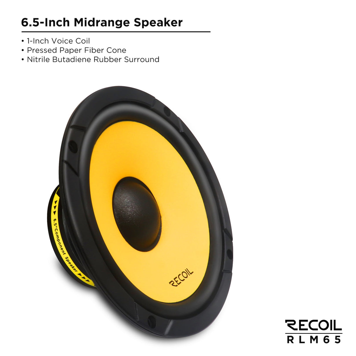 RLM65 Level-3 Series 6.5-Inch Car Audio Component Speaker System