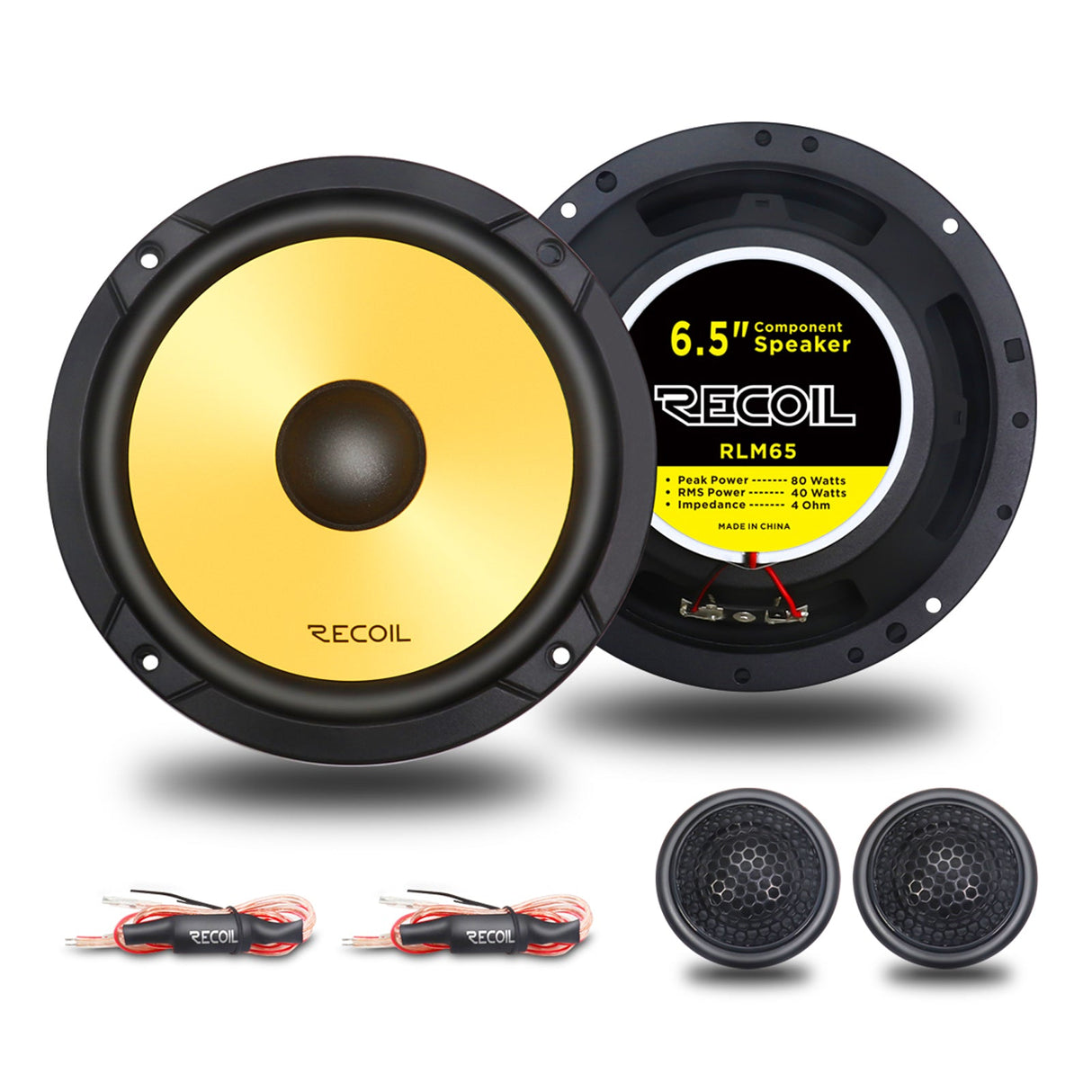 RLM65 Level-3 Series 6.5-Inch Car Audio Component Speaker System
