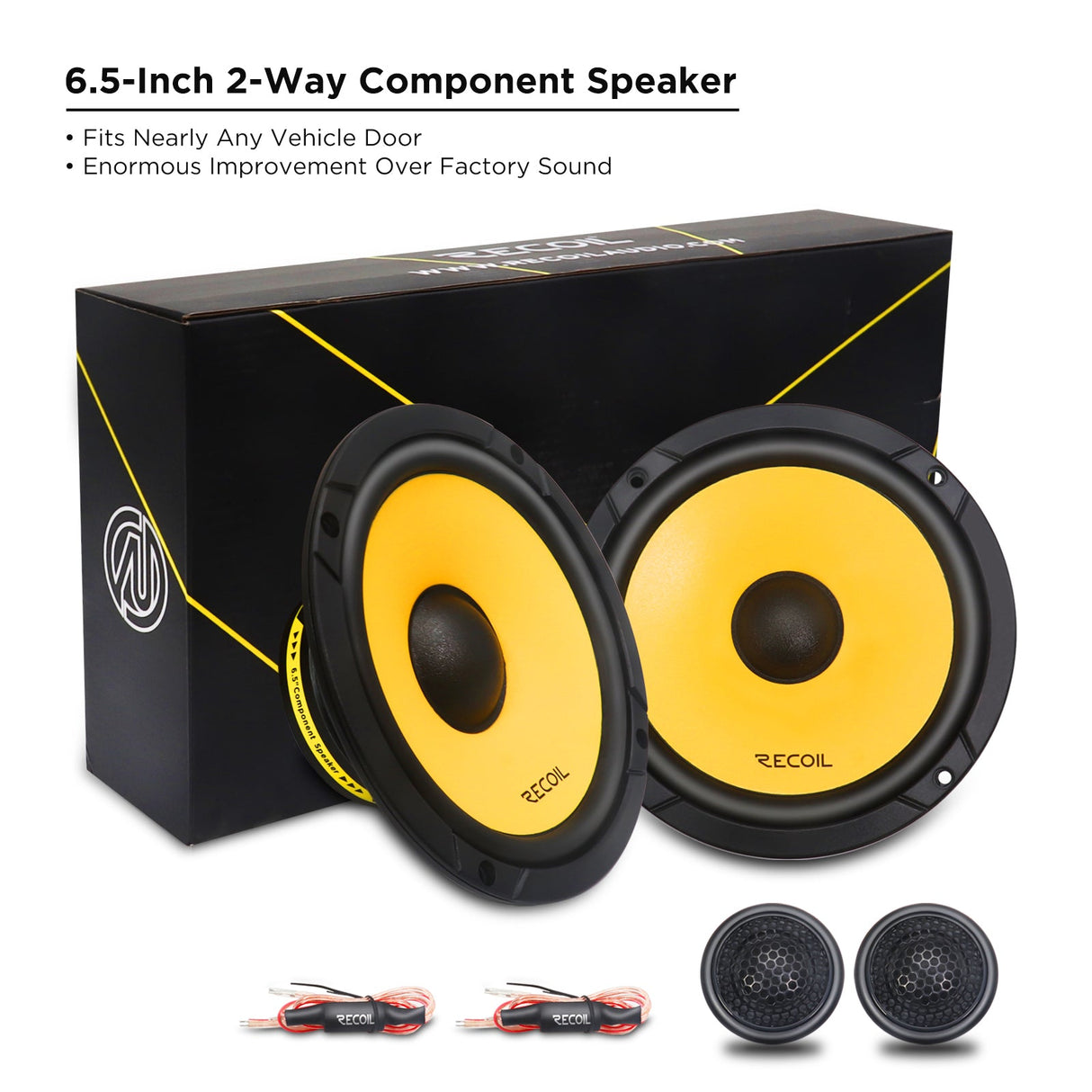 RLM65 Level-3 Series 6.5-Inch Car Audio Component Speaker System