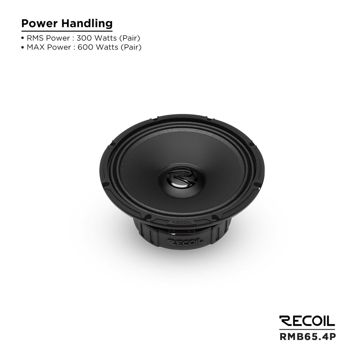 Recoil RMB65-4P 6.5-Inch High-Power Midbass PRO Speaker 150W RMS