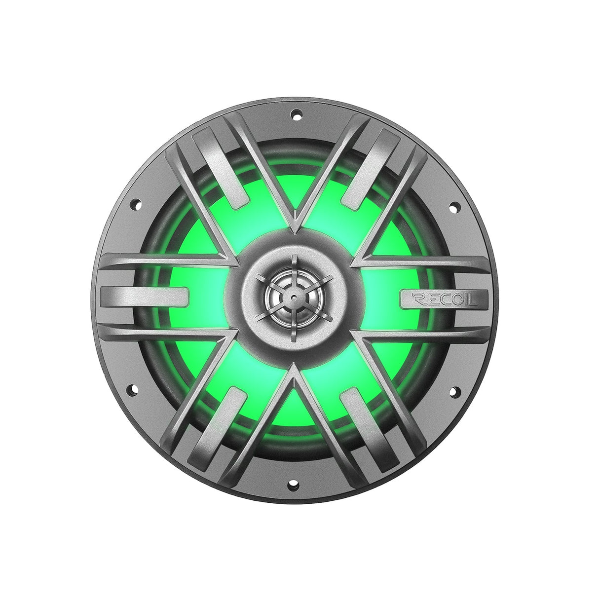 Recoil M1-65K 6.5 Inch 2-Way Marine Speakers with RGB LED Lighting 240W Max