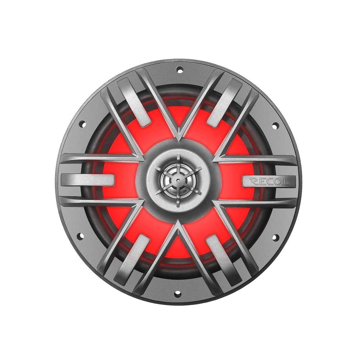Recoil M1-65K 6.5 Inch 2-Way Marine Speakers with RGB LED Lighting 240W Max
