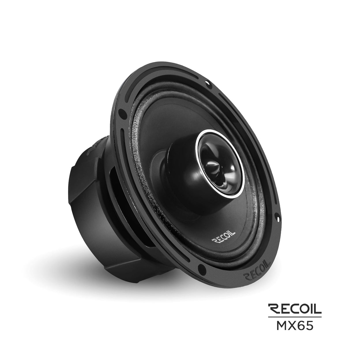 Recoil MX65 Pair 6.5-Inch Midrange Coaxial Speakers with Bullet Tweeters 560W Max 280W RMS