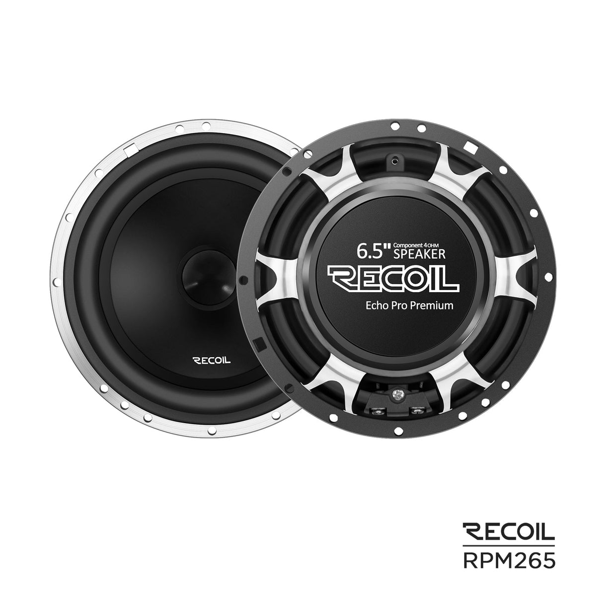 Recoil RPM265 6.5 INCH 2 WAY COMPONENT SPEAKER ECHO PRO PREMIUM 120W