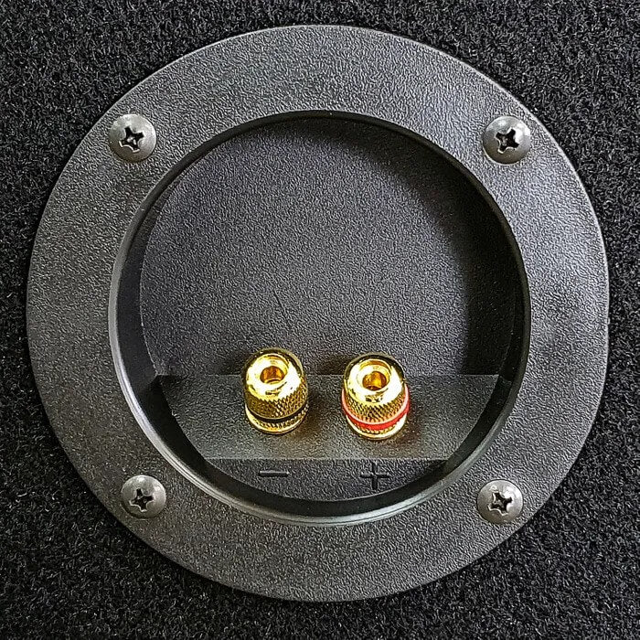 SUBWOOFER BOX FOR 2 x 10" SUB DOUBLE BLACK FOR 2 x 10" SUB DOUBLE BLACK