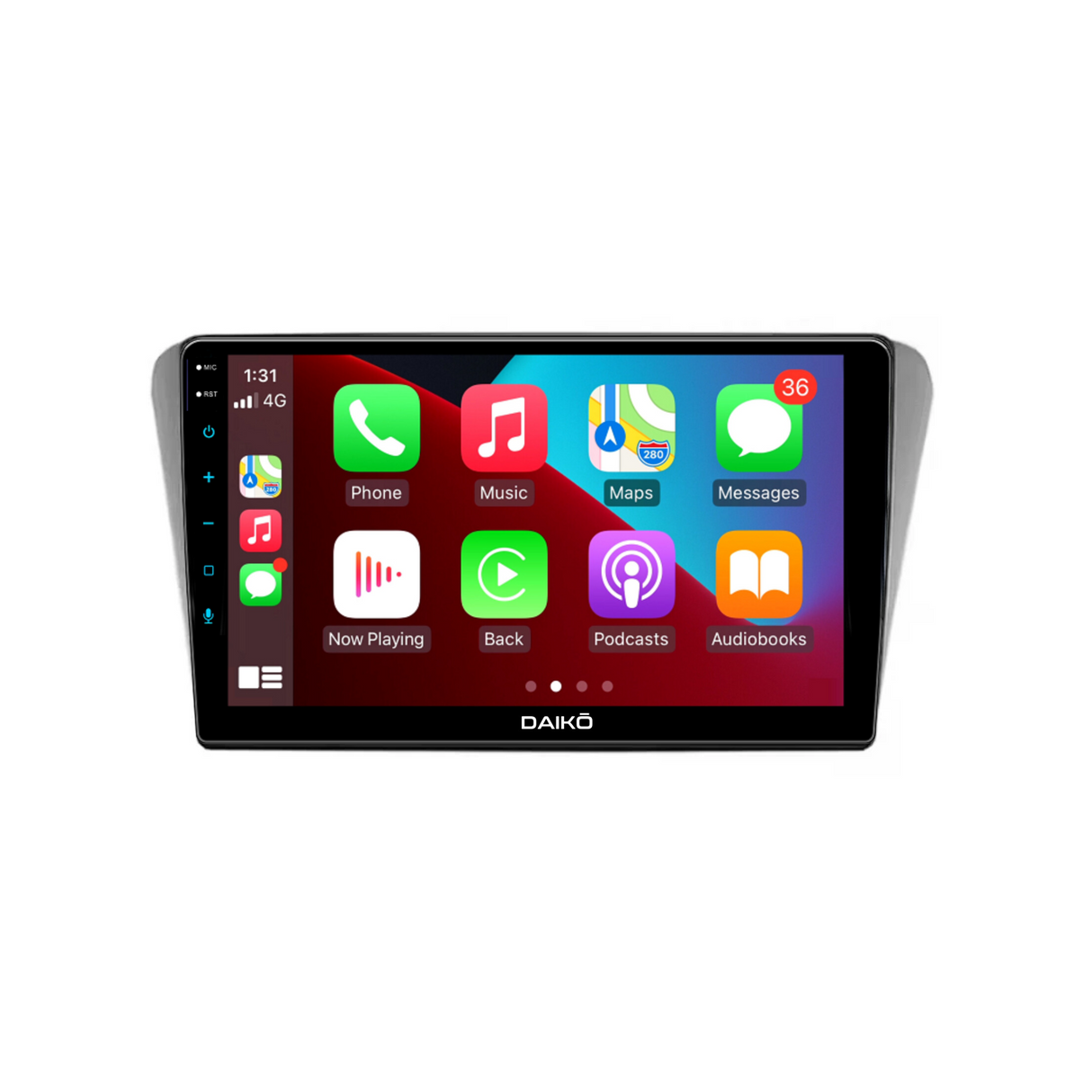 Daiko Car Stereo Carplay Android Auto For Subaru Exiga 2010-2018