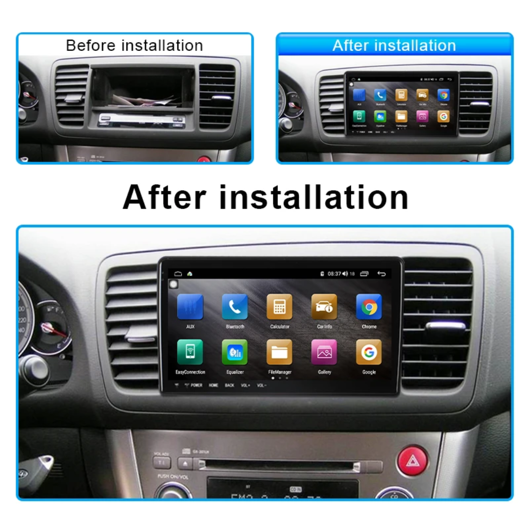 Daiko Car Stereo Carplay Android Auto For Subaru Outback Legacy 2003-2009
