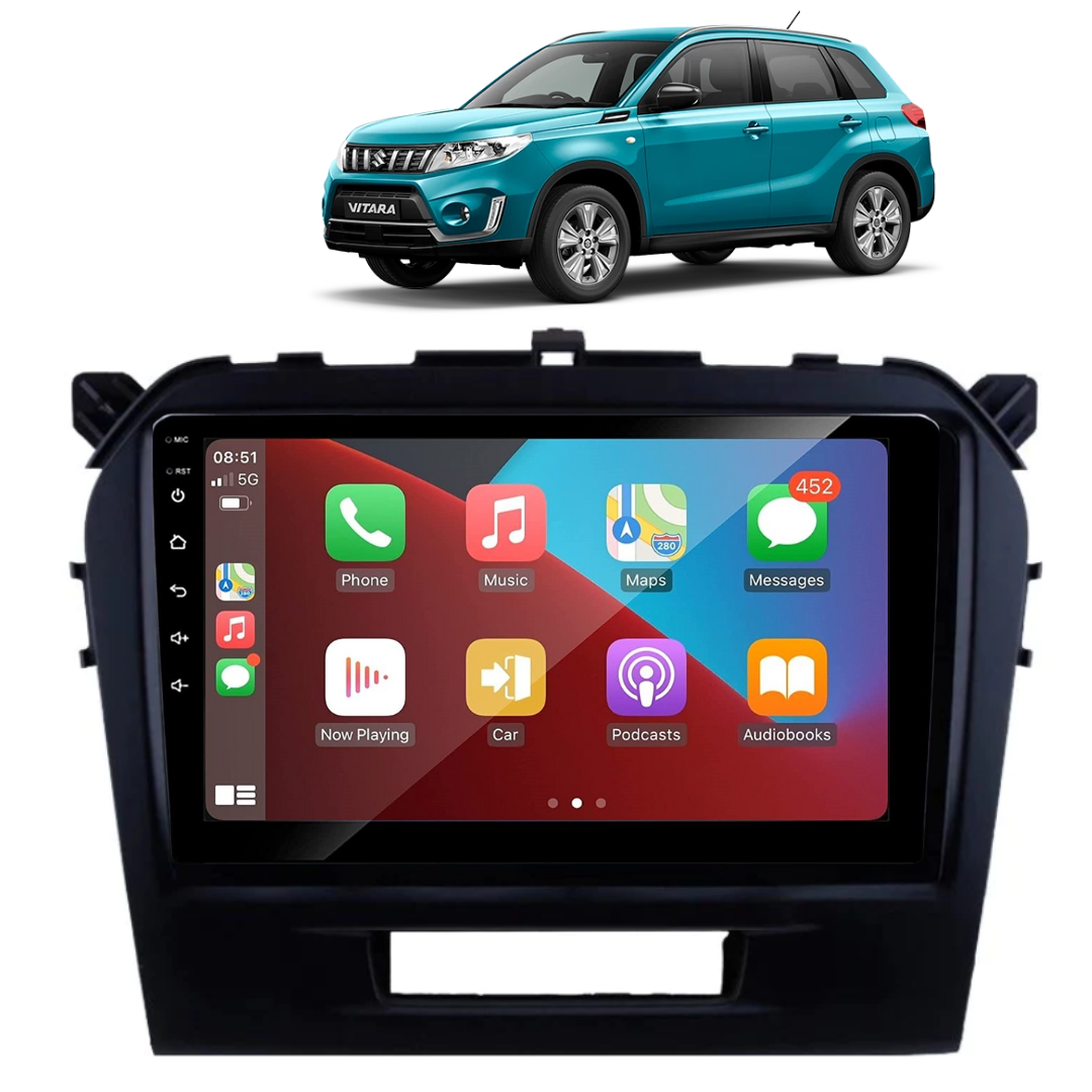 Daiko Multimedia Unit Wireless Carplay Android Auto For Suzuki Vitara 2015-2023