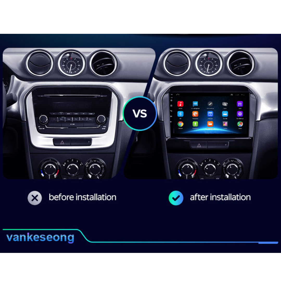 Daiko Multimedia Unit Wireless Carplay Android Auto For Suzuki Vitara 2015-2023