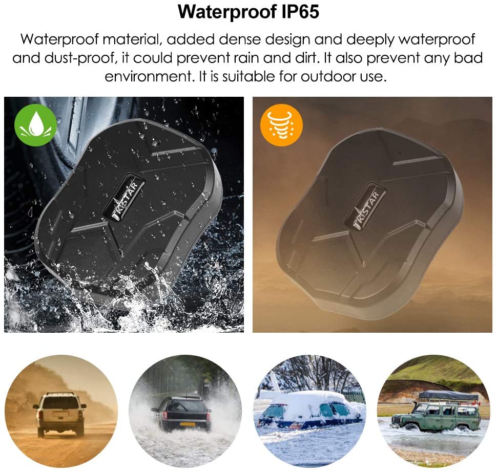 GPS Tracker 4G For Car Truck Boat Rechargeable Anti-Theft No Monthly Fees