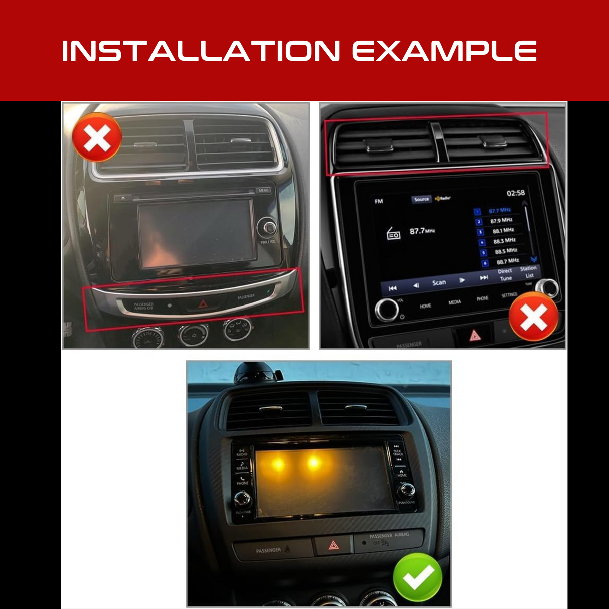 Daiko Car Stereo Carplay Android Auto For Mitsubishi ASX 2019+