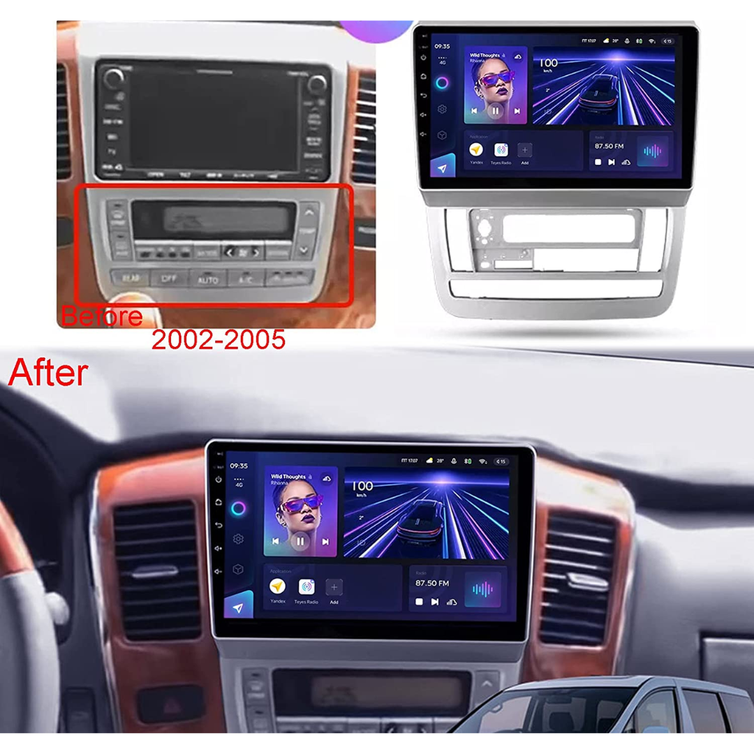 Daiko Car Stereo Carplay Android Auto For Toyota Alphard Vellfire 2002-2005