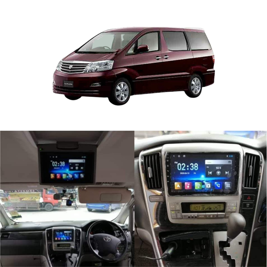 Daiko Car Stereo Carplay Android Auto For Toyota Alphard Vellfire 2005-2008