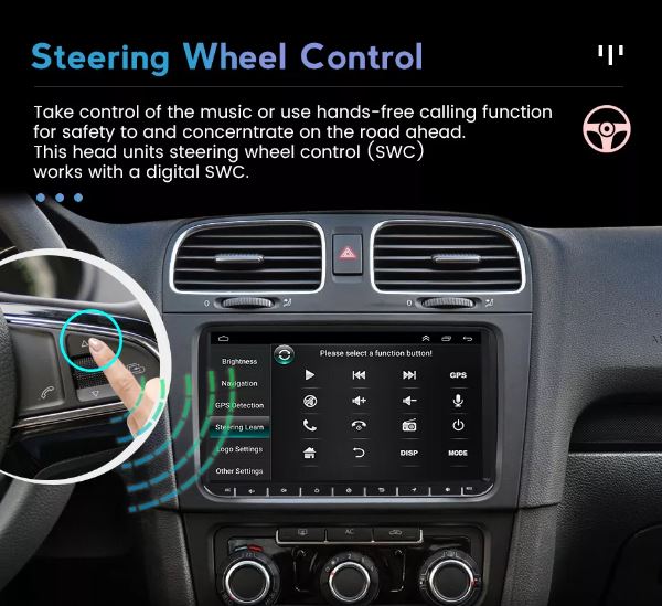 Car Stereo For Toyota 7inch Carplay and Android Auto Bluetooth USB 2GB+32GB