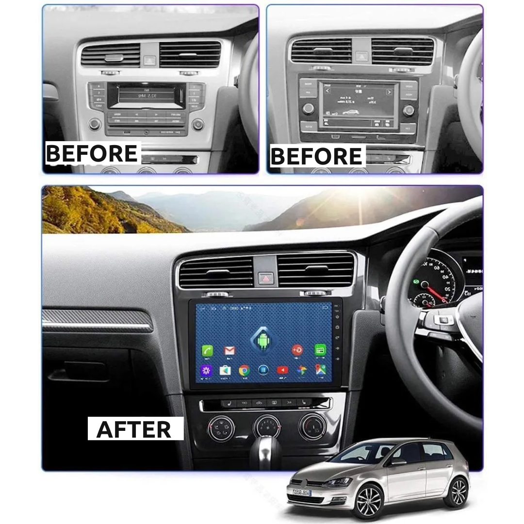 Daiko Car Stereo Wireless Carplay Android Auto For Volkswagen Golf 7 2013-2020