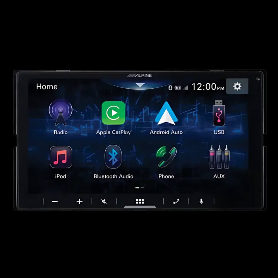 ALPINE iLX-W770E 7” Display Double-DIN Digital Media Receiver Wireless CarPlay Android Auto