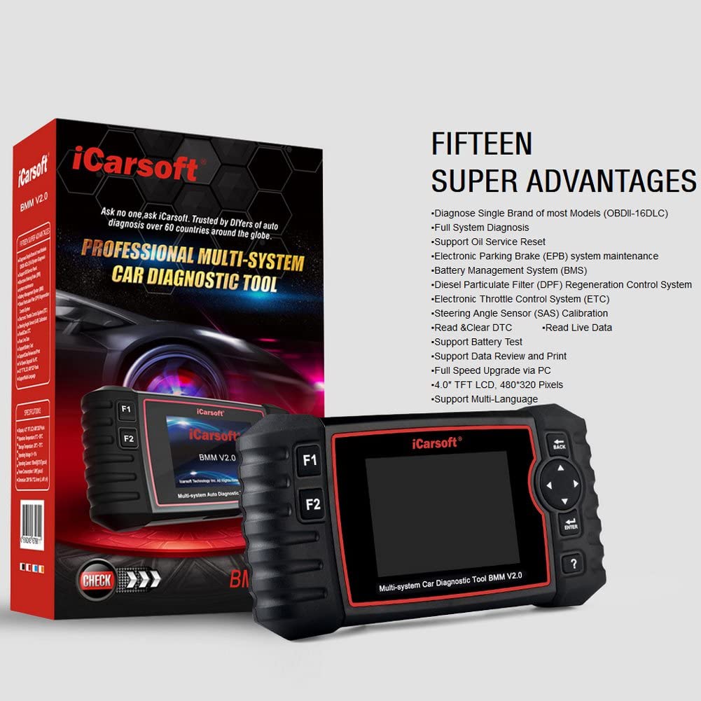 PROFESSIONAL Car Diagnostic scanner iCarsoft BMM V2.0 for BMW / Mini