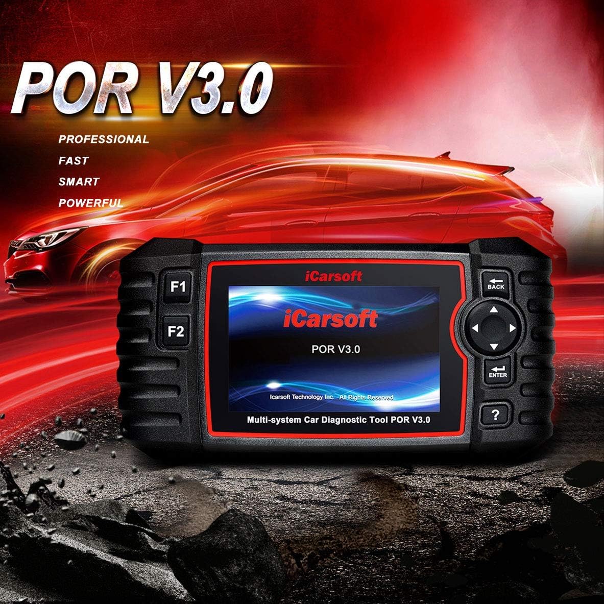 Bidirectional Diagnostic Tool for Porsche iCarsoft POR V3.0 2025 Edition All System OBD2 Scanner
