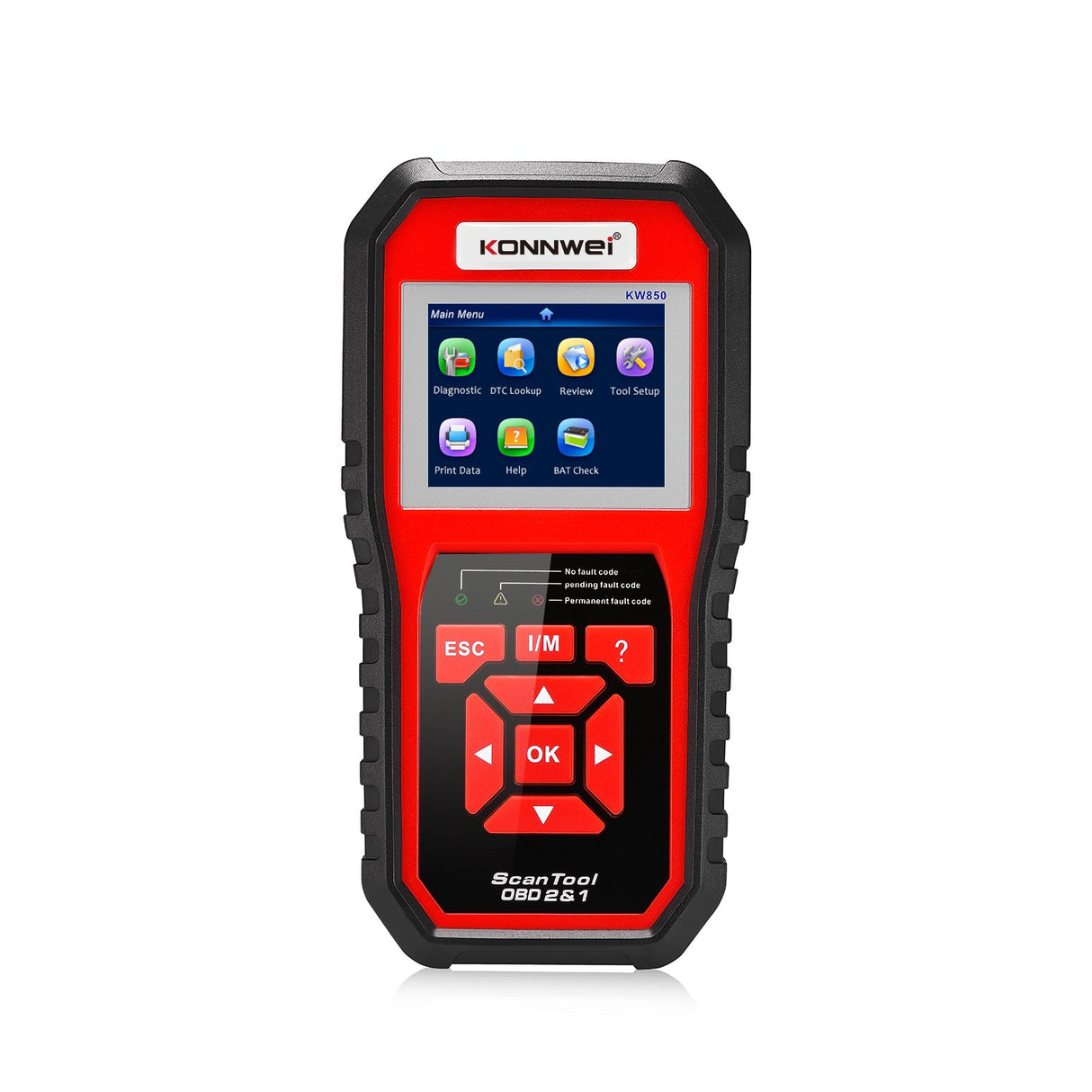 Car Scanner OBD2 Auto Code Reader Diagnostic Check Engine KONNWEI KW850