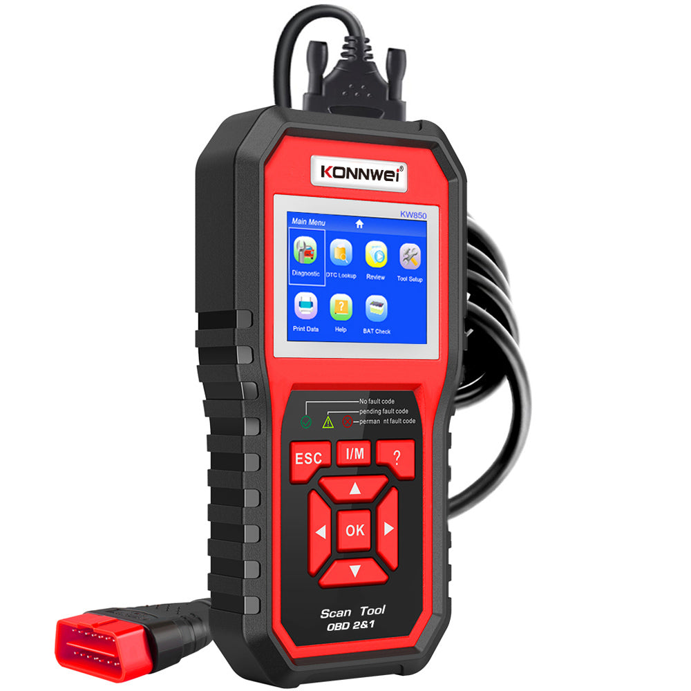 Car Scanner OBD2 Auto Code Reader Diagnostic Check Engine KONNWEI KW850